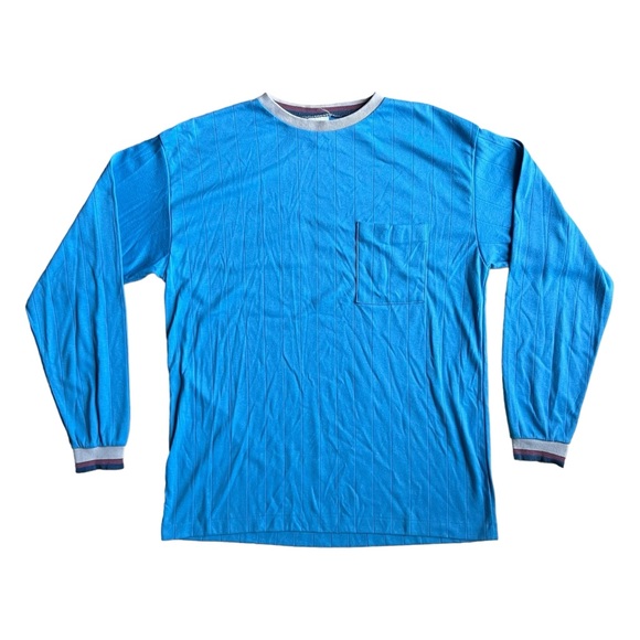 Vintage Rugger Crewneck Shirt Men's Size Large Made In USA - Picture 3 of 14